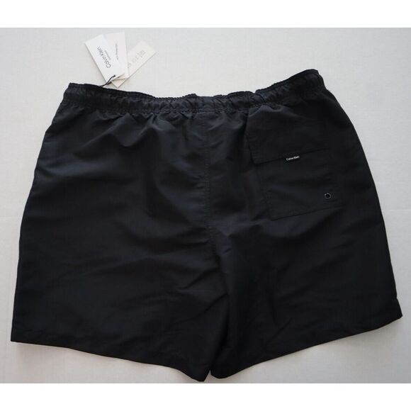 Calvin Klein Men's Sz XL Black Standard Protected Quick Dry Swim Trunks - Picture 2 of 11